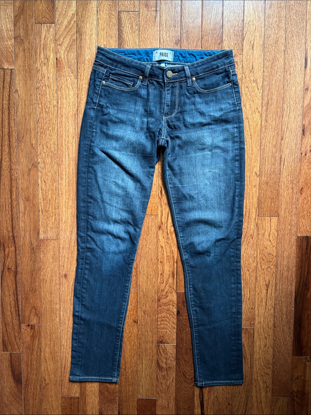 PAIGE Indigo Skyline Skinny Jeans Size 27